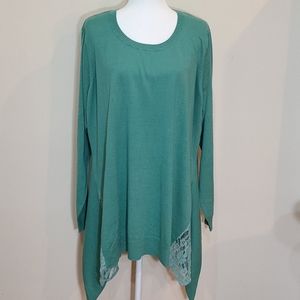 LOGO LORI  GOLDSTEIN  LONG SLEEVE  TOP SZ 3X